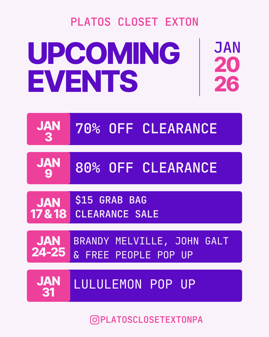pc jan events